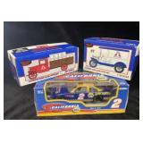 Ertl big A Diecast banks and race car