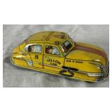 Marx tin wind up yellow cab, working cond