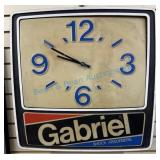 Gabriel shock absorber advertising clock 24" x 24ï¿½