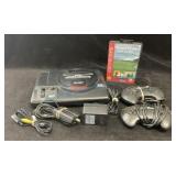 Sega Genesis, consul with controllers and game