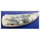 Ivory Scrimshaw whales tooth