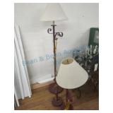 Floor lamp and table lamps