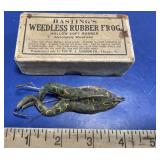 Hastings weedless rubber, frog in original box