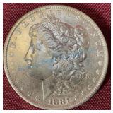 1881 Morgan Silver Dollar Coin