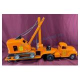 Structo Pressed Steel Toy Truck and Crane Set