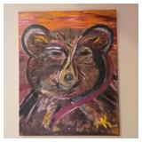 Bear on Canvas