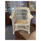 Child wicker, rocking chair