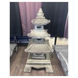 Outdoor pagoda statue