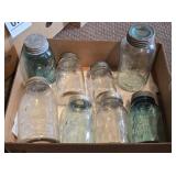 Vintage canning jars