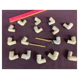 Clay pipes (2w/reeds)