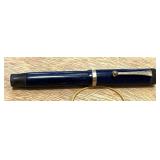 Parker Blue Duofold Lucky Curve 4 /58"