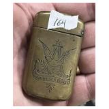 Anheuser Busch 1899 Engraved Brass Match Safe