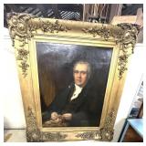 Large 18th/19thC Painting of Gentleman