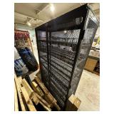 BLACK METAL WIRE CABINET