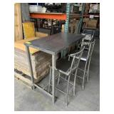 SS DINING SET ( 1x TABLE / 2x CHAIR)