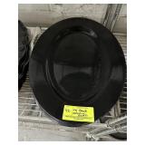 BLACK MELAMINE PLATTER