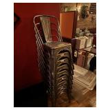 METAL STACKABLE CHAIRS