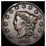 1826 Coronet Head Large Cent NEARLY UNCIRCULATED