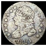 1821 Capped Bust Half Dime NICELY CIRCULATED