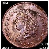 1813 Classic Head Cent CHOICE BU