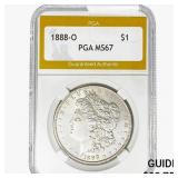 1888-O Morgan Silver Dollar PGA MS67