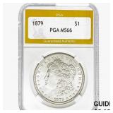 1879 Morgan Silver Dollar PGA MS66