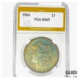 1904 Morgan Silver Dollar PGA MS65