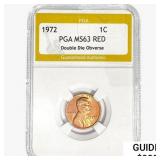 1972 Lincoln Memorial Cent PGA MS63 RED DBL Die