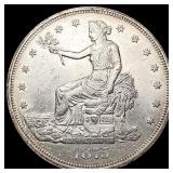 1875-CC Silver Trade Dollar CLOSELY UNCIRCULATED