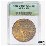 1899-O Morgan Silver Dollar NES MS66