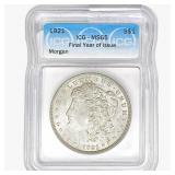 1921 Morgan Silver Dollar ICG MS65 FYI