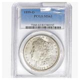 1899-O Morgan Silver Dollar PCGS MS63