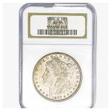 1896-O Morgan Silver Dollar NGC AU55