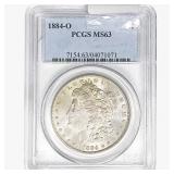 1884-O Morgan Silver Dollar PCGS MS63