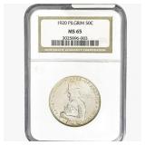 1920 Pilgrim Half Dollar NGC MS65