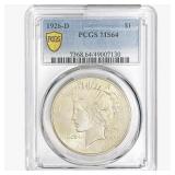 1926-D Silver Peace Dollar PCGS MS64