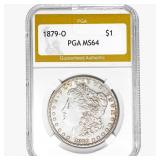 1879-O Morgan Silver Dollar PGA MS64