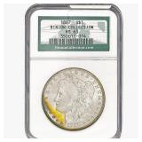 1887 Morgan Silver Dollar NGC MS63 Binion COLL.