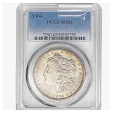 1904 Morgan Silver Dollar PCGS MS62