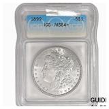 1899 Morgan Silver Dollar ICG MS64+