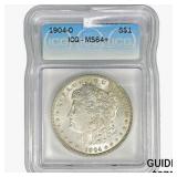 1904-O Morgan Silver Dollar ICG MS64+