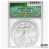 2015-P Silver Eagle ANACS MS69 Monster Box Coll.