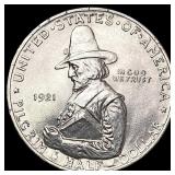 1921 Pilgrim Half Dollar UNCIRCULATED