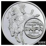 2023 NFR Pro Rodeo Commemorative 1oz Pure Silver