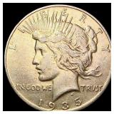 1935-S Silver Peace Dollar CLOSELY UNCIRCULATED