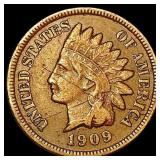 1909-S Indian Head Cent CLOSELY UNCIRCULATED