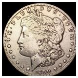 1890-CC Morgan Silver Dollar LIGHTLY CIRCULATED