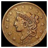 1838 Coronet Head Cent CLOSELY UNCIRCULATED