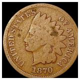 1870 Indian Head Cent NICELY CIRCULATED