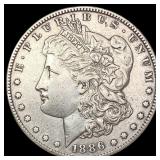 1886-S Morgan Silver Dollar NEARLY UNCIRCULATED